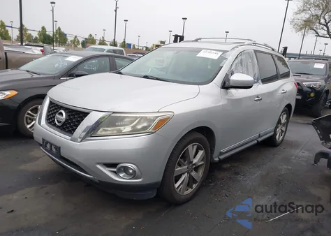 2015 Nissan Pathfinder Platinum from USA, damaged, VIN 5N1AR2MN7FC659191